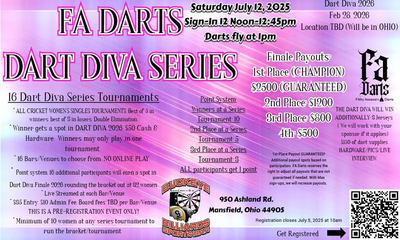 Event Flyer Thumbnail for FA Dart Diva Series