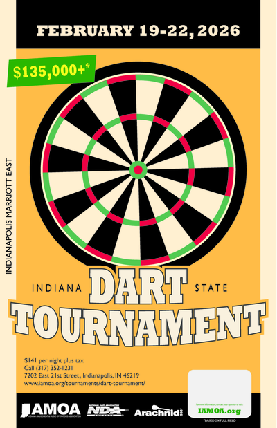 Event Flyer Thumbnail for Indiana State Dart Tournament