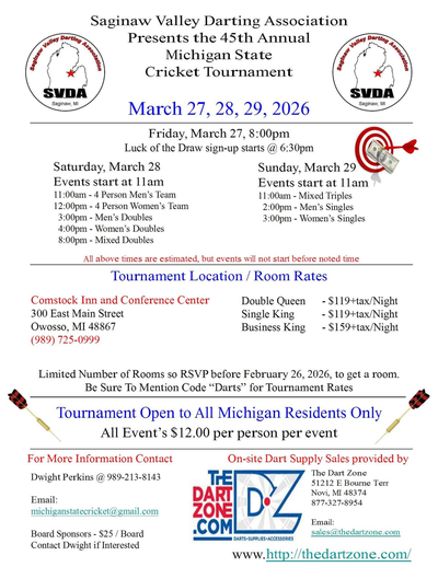 Event Flyer Thumbnail for Michigan state cricket