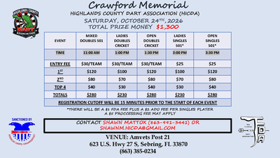 Event Flyer Thumbnail for Crawford Memorial